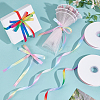 2 Rolls 2 Colors Gradient Color Polyester Ribbon OCOR-PH0007-31-3