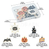 12Pcs 6 Style Halloween Theme Alloy Enamel Pendants ENAM-FS0001-46-4