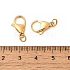 Ion Plating(IP) 304 Stainless Steel Lobster Claw Clasps STAS-AB15-G-02-3