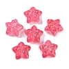 Transparent Spray Paint Glass Beads GLAA-H035-02-2