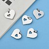 Non-Tarnish 304 Stainless Steel Pendants A-STAS-Q201-T457S-6