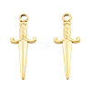 Ion Plating(IP) 201 Stainless Steel Pendants STAS-N098-246LG-1