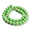 Assembled Synthetic Stone and Trochus Shell Beads Strands G-B128-08D-07-2