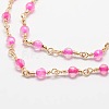 3.28 Feet Faceted Round Natural Agate Handmade Beaded Chains X-CHC-L034-26-NR-2