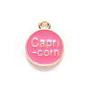 Alloy Enamel Pendants X-ENAM-S124-01A-03E-3