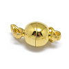 Rack Plating Brass Magnetic Clasps with Loops LS-KK-F801-03A-G-2