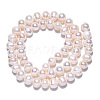 Natural Cultured Freshwater Pearl Beads Strands PEAR-N013-06F-2