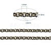 Brass Rolo Chains X-CHC-S008-002H-AB-6