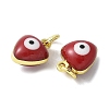 Brass Enamel Charms KK-S518-03K-G-3