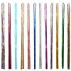12Pcs 12 Colors Laser PET Hair Wig OHAR-SP0001-05A-1