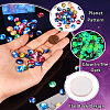 60Pcs 15 Style Glass Cabochons GLAA-TA0001-76-5