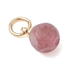 Natural Multicolor Tourmaline Faceted Dice Charms PALLOY-JF05110-01-4