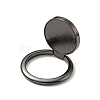 Alloy Flat Round Cell Phone Holder Stand AJEW-E046-01B-3