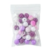 DIY Round Silicone & Acrylic & Berry Beads Making Findings Kits DIY-FS0006-26F-6