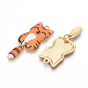 Alloy Enamel Pendants FIND-Q102-12K-2