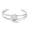Non-Tarnish 304 Stainless Steel Bracelets Setting Making BJEW-B090-03C-P-2