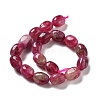 Dyed Natural Malaysia Jade Beads Strands G-P528-I03-01-3