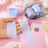 3 Rolls 3 Colors Wrinkle Polyester Ribbon OCOR-TA0002-98A-7