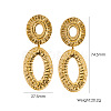 304 Stainless Steel Stud Dangle Earrings WG9EBE5-02-1