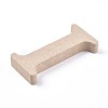 Letter Unfinished Wood Slices DIY-WH0162-62I-2