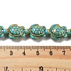 Synthetic Turquoise Dyed Beads Strands X-G-P507-05R-4