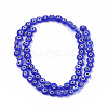 Handmade Evil Eye Lampwork Beads Strands LAMP-S191-02A-03-1