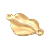 304 Stainless Steel Textured Links Connector Charms STAS-K302-02E-G-2