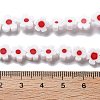 Handmade Millefiori Lampwork Beads Strands LAMP-F035-09N-4