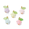 Imitation Pearl Acrylic Pendants PALLOY-JF04335-01-1