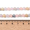 Natural Morganite Beads Strands G-R446-6mm-07-4