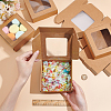 Kraft Paper Gift Box with Visible Window CON-WH0088-74B-3