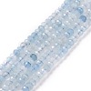 Natural Aquamarine Beads Strand G-E591-02-1