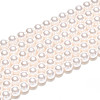 Baking Paint Pearlized Glass Pearl Bead Strands HY-N002-3mm-A11-3