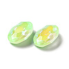 Mocha Fluorescent Style Glass Rhinestone Cabochons GGLA-M005-01B-214MK-3