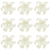 80Pcs Opaque Acrylic Bead Caps OACR-PA0001-21-7