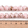 Baking Paint Glass Beads Strands DGLA-N010-10mm-01-4
