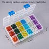 Spray Painted Crackle Glass Beads CCG-PH0002-04-7