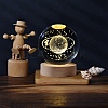 Glass Crystal Ball DJEW-PW0012-047A-04-1