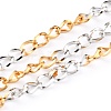 Two Tone 304 Stainless Steel Curb Chains CHS-B001-17-1