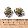 Natural Unakite Multi-Strand Links KK-M304-04P-07-3