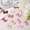 48Pcs Polyester & Iron Alligator Hair Clips AJEW-CN0004-10-3