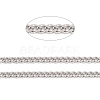 Tarnish Resistant 304 Stainless Steel Cuban Link Chains CHS-K016-03A-P-2