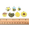 14Pcs 7 Styles Bees Theme Alloy Enamel Pandants FIND-FP0002-83-3