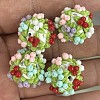 Handmade Polymer Clay Round Beads CLAY-SZC0001-03E-1