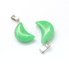 Moon Dyed Natural Malaysia Jade Pendants LS-G-Q369-15-2
