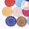 Polycotton(Polyester Cotton) Woven Pendant Decorations X-FIND-Q078-03-1