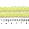 Imitation Jade Glass Beads Strands X-DGLA-S076-8mm-17-2