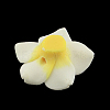 Handmade Polymer Clay 3D Flower Plumeria Beads LS-X-CLAY-Q192-30mm-14-2