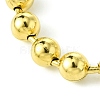 Ion Plating(IP) 304 Stainless Steel Bead Necklaces for Men Women NJEW-C053-05B-G-2