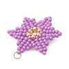 Glass Seed Beaded Pendants PALLOY-MZ01360-01-2